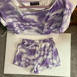 Lounge shirt and shorts